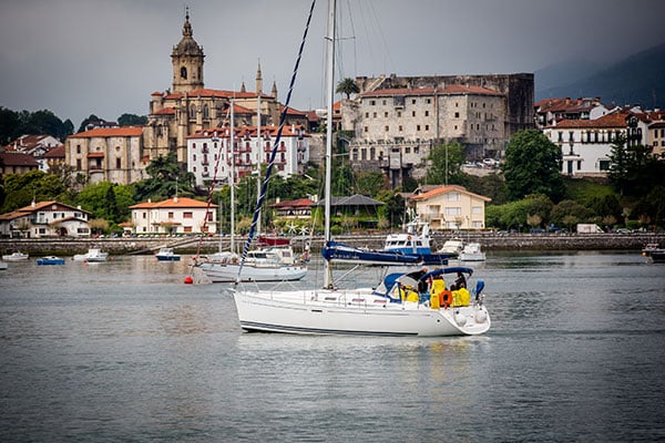 plage camping fontarrabie