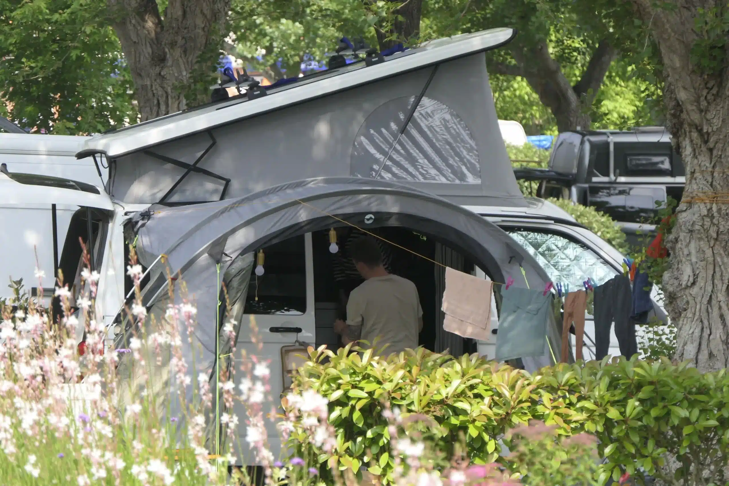 camping ametza vermietung stellplatz van kleiner preis