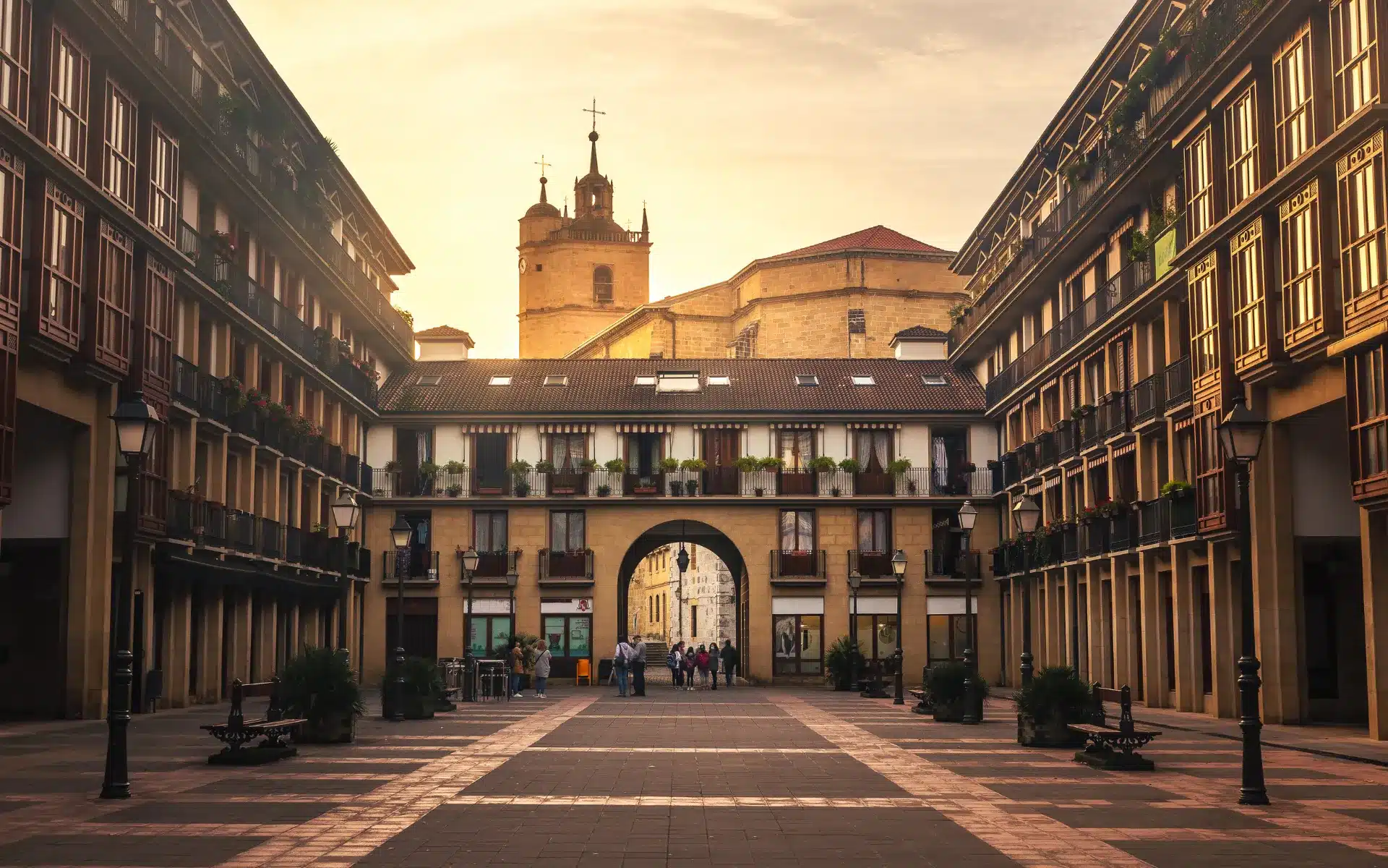 camping pres irun historic center spanish basque country