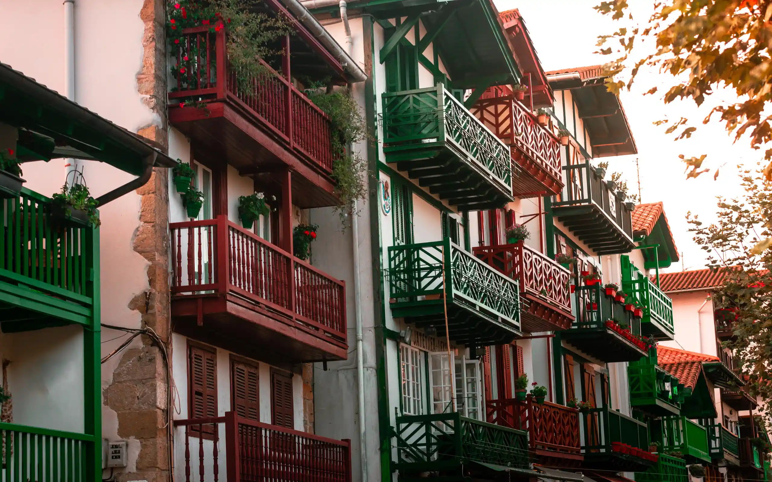 fontarrabia city center architecture spanish basque country