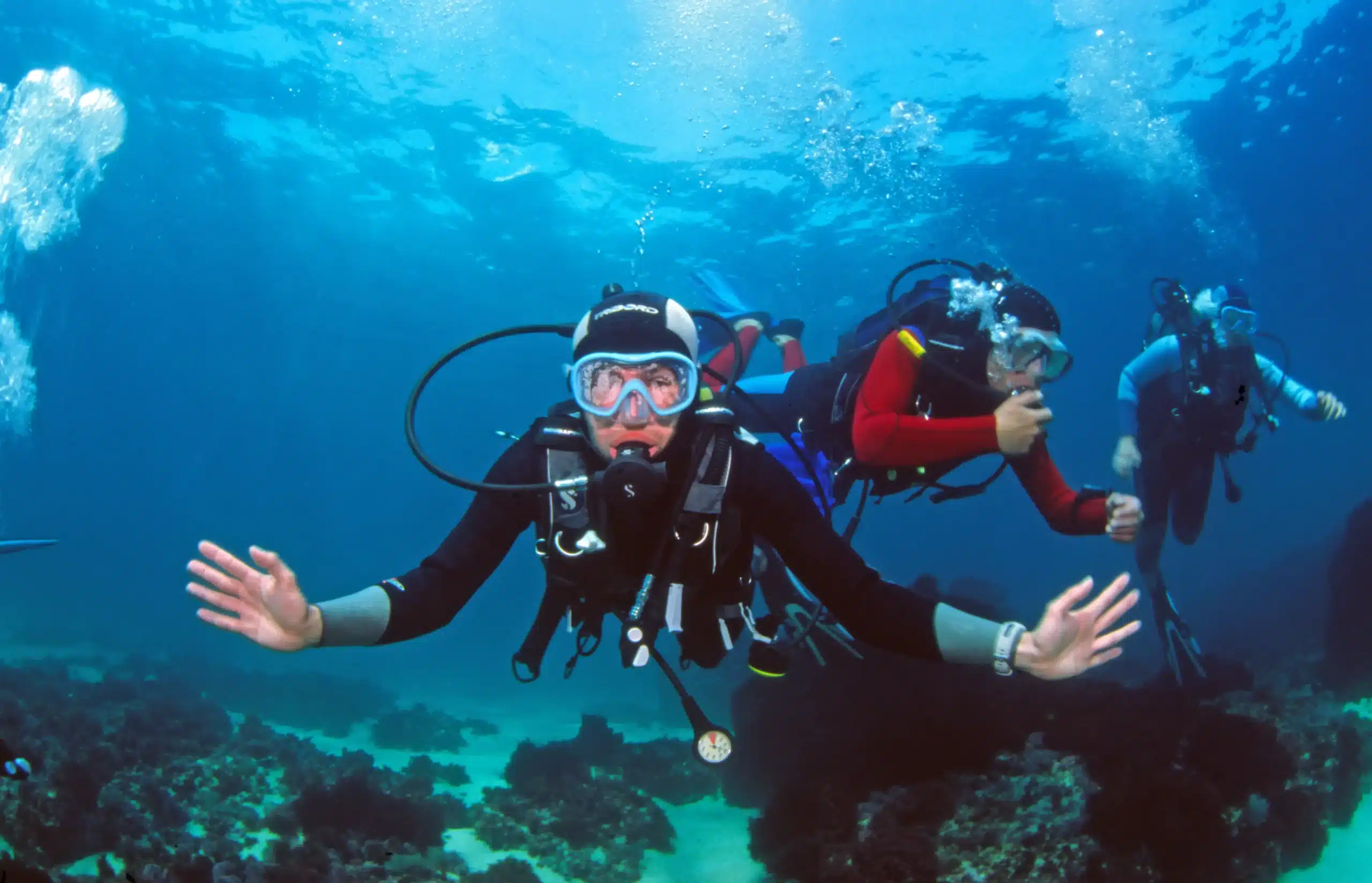 buceo actividad deportiva grupo camping ametza hendaye